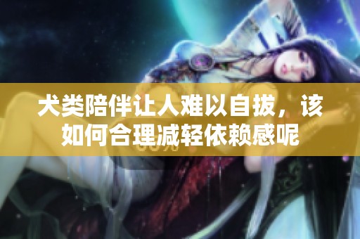 犬类陪伴让人难以自拔，该如何合理减轻依赖感呢