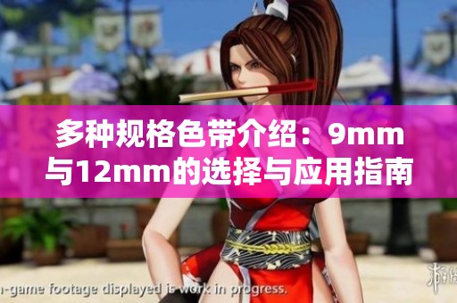 多种规格色带介绍：9mm与12mm的选择与应用指南