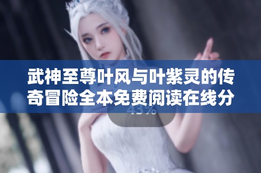 武神至尊叶风与叶紫灵的传奇冒险全本免费阅读在线分享