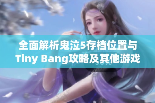 全面解析鬼泣5存档位置与Tiny Bang攻略及其他游戏辅助任务技巧
