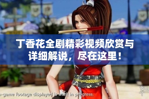丁香花全剧精彩视频欣赏与详细解说，尽在这里！
