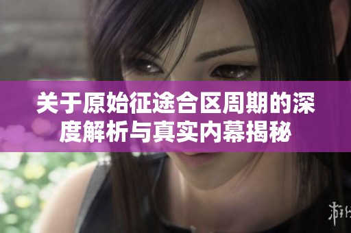 关于原始征途合区周期的深度解析与真实内幕揭秘