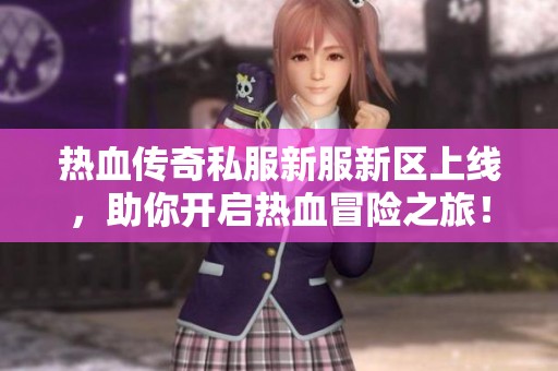 热血传奇私服新服新区上线，助你开启热血冒险之旅！
