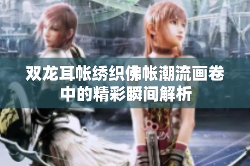 双龙耳帐绣织佛帐潮流画卷中的精彩瞬间解析