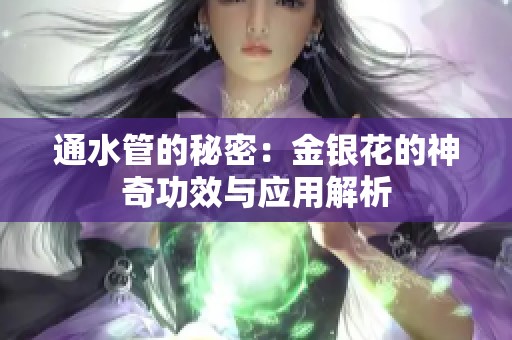 通水管的秘密：金银花的神奇功效与应用解析