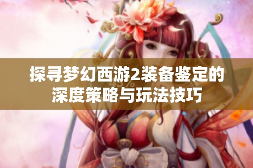 探寻梦幻西游2装备鉴定的深度策略与玩法技巧