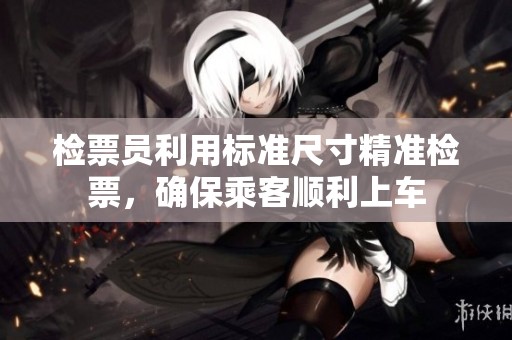 检票员利用标准尺寸精准检票，确保乘客顺利上车