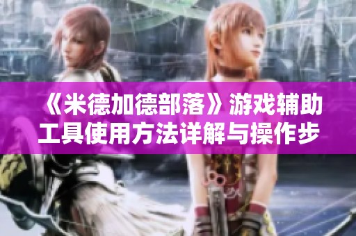 《米德加德部落》游戏辅助工具使用方法详解与操作步骤分享