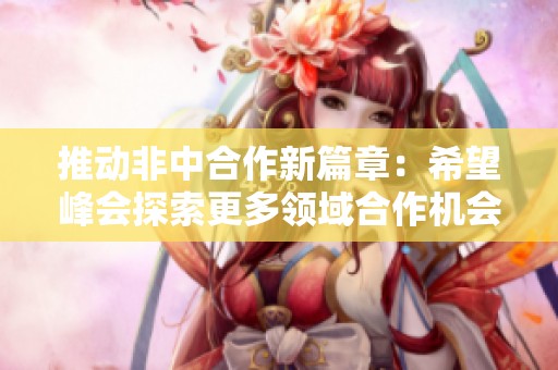 推动非中合作新篇章：希望峰会探索更多领域合作机会