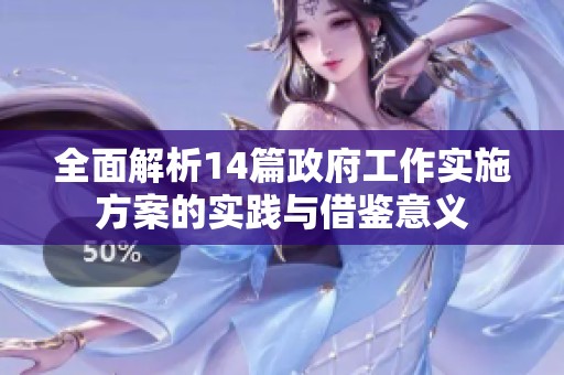 全面解析14篇政府工作实施方案的实践与借鉴意义