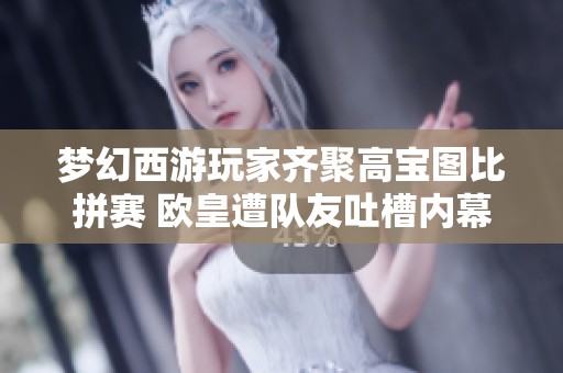 梦幻西游玩家齐聚高宝图比拼赛 欧皇遭队友吐槽内幕揭秘