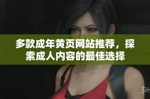 多款成年黄页网站推荐，探索成人内容的最佳选择