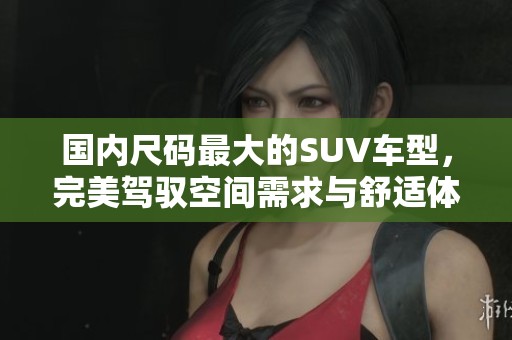 国内尺码最大的SUV车型，完美驾驭空间需求与舒适体验