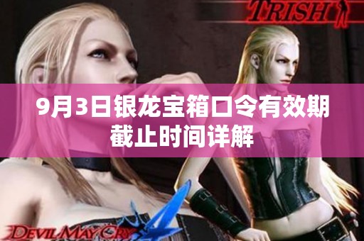 9月3日银龙宝箱口令有效期截止时间详解