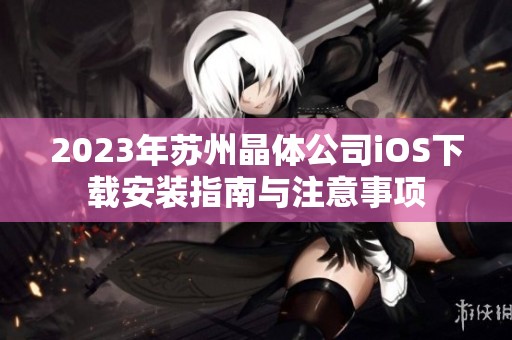 2023年苏州晶体公司iOS下载安装指南与注意事项