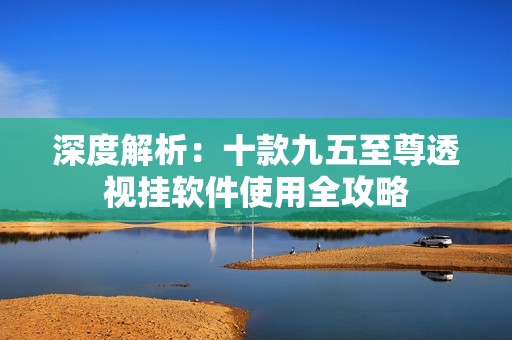 深度解析：十款九五至尊透视挂软件使用全攻略