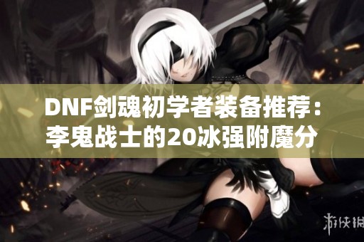 DNF剑魂初学者装备推荐：李鬼战士的20冰强附魔分析