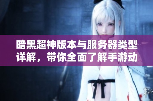 暗黑超神版本与服务器类型详解，带你全面了解手游动态