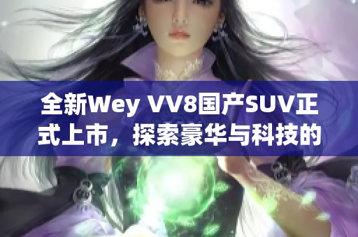 全新Wey VV8国产SUV正式上市，探索豪华与科技的完美结合