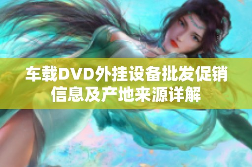 车载DVD外挂设备批发促销信息及产地来源详解