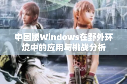 中国版Windows在野外环境中的应用与挑战分析
