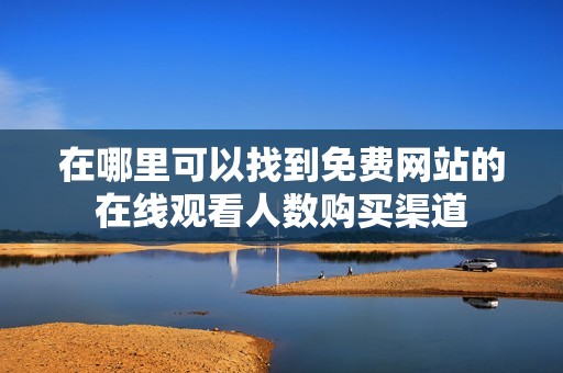 在哪里可以找到免费网站的在线观看人数购买渠道