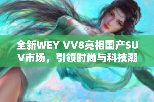 全新WEY VV8亮相国产SUV市场，引领时尚与科技潮流