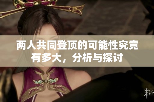 两人共同登顶的可能性究竟有多大，分析与探讨