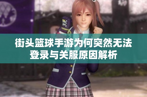 街头篮球手游为何突然无法登录与关服原因解析