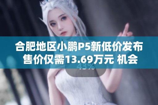 合肥地区小鹏P5新低价发布 售价仅需13.69万元 机会难得
