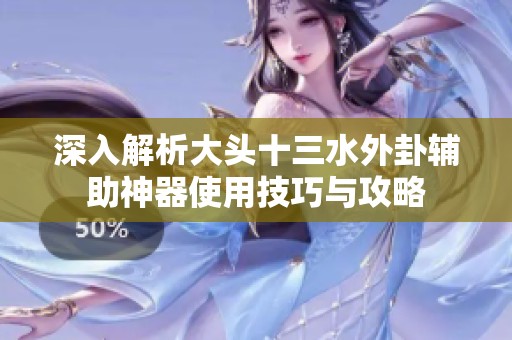 深入解析大头十三水外卦辅助神器使用技巧与攻略