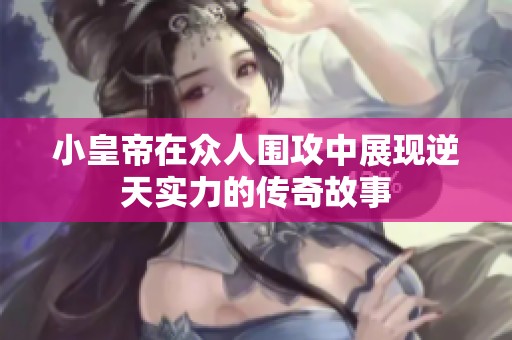 小皇帝在众人围攻中展现逆天实力的传奇故事
