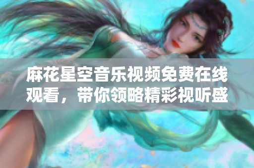 麻花星空音乐视频免费在线观看，带你领略精彩视听盛宴