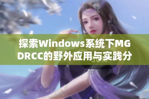 探索Windows系统下MGDRCC的野外应用与实践分析