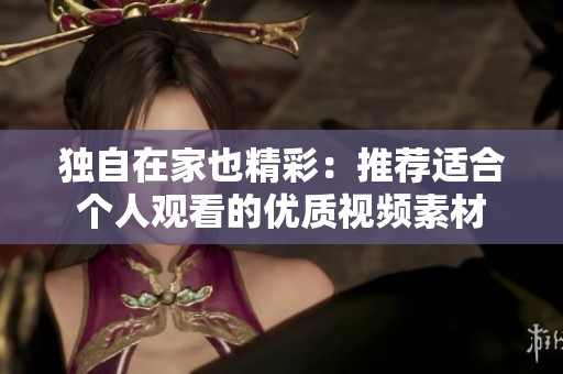 独自在家也精彩：推荐适合个人观看的优质视频素材