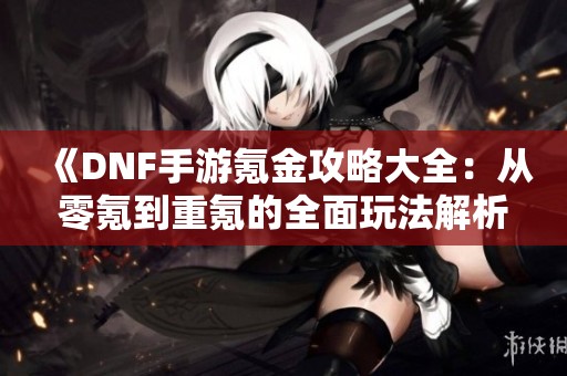 《DNF手游氪金攻略大全：从零氪到重氪的全面玩法解析》