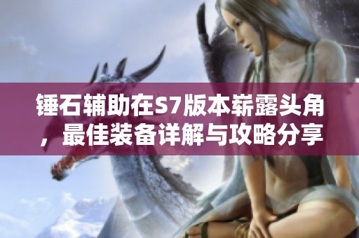 锤石辅助在S7版本崭露头角，最佳装备详解与攻略分享