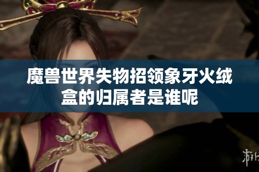 魔兽世界失物招领象牙火绒盒的归属者是谁呢