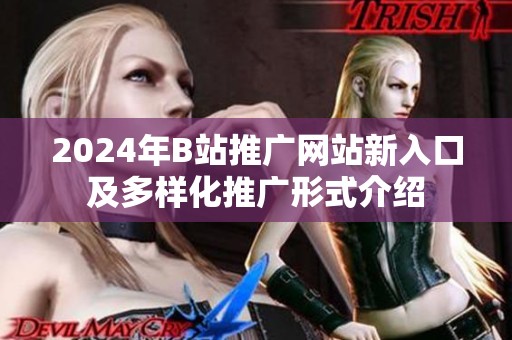 2024年B站推广网站新入口及多样化推广形式介绍