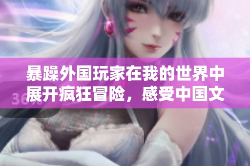 暴躁外国玩家在我的世界中展开疯狂冒险，感受中国文化魅力