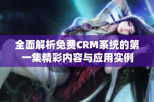 全面解析免费CRM系统的第一集精彩内容与应用实例
