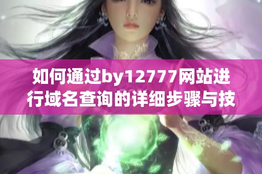如何通过by12777网站进行域名查询的详细步骤与技巧