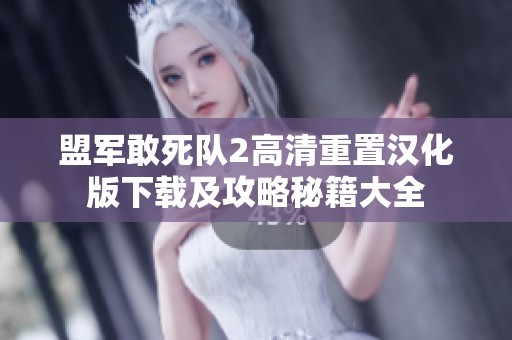 盟军敢死队2高清重置汉化版下载及攻略秘籍大全