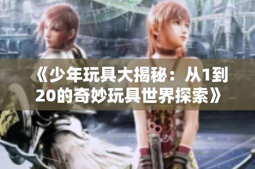 《少年玩具大揭秘：从1到20的奇妙玩具世界探索》