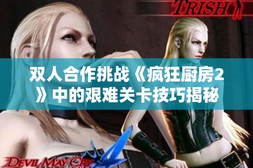 双人合作挑战《疯狂厨房2》中的艰难关卡技巧揭秘