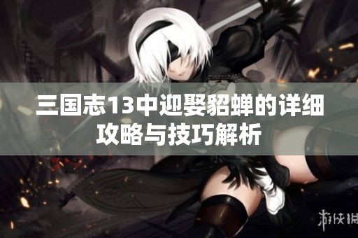 三国志13中迎娶貂蝉的详细攻略与技巧解析