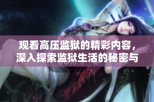 观看高压监狱的精彩内容，深入探索监狱生活的秘密与挑战