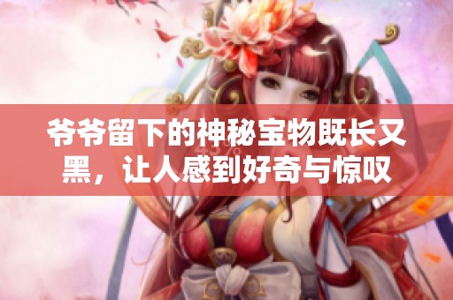 爷爷留下的神秘宝物既长又黑，让人感到好奇与惊叹