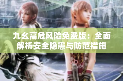 九幺高危风险免费版：全面解析安全隐患与防范措施