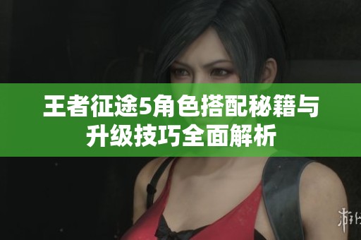王者征途5角色搭配秘籍与升级技巧全面解析